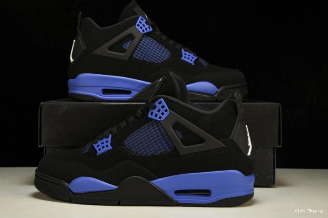 Kicktheory CT8527-018 Black Jordan Retro Game Royal 4 0810